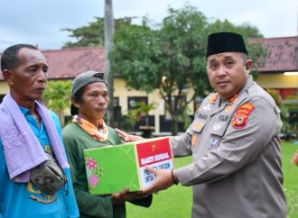Ramadhan, Polresta Cirebon Ikuti Zoom Meeting Bersama Kapolri dan Bakti Sosial Polri