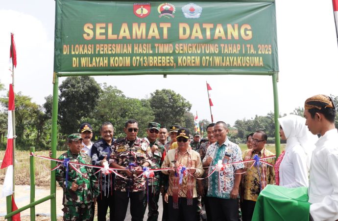 Dandim Brebes, TMMD Jaga Adab Gotong Royong