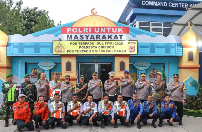Kapolresta Cirebon Terima Kunjungan Kapolda Jawa Barat ke Pos