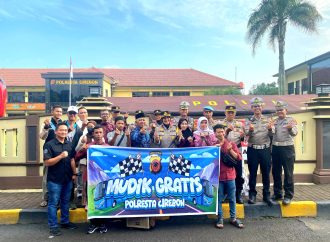 Kapolresta Cirebon Lepas Pemberangkatan Mudik Gratis Polresta Cirebon