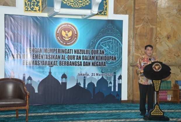 Kemhan Gelar Peringatan Nuzulul Quran 1446 H/2025 M