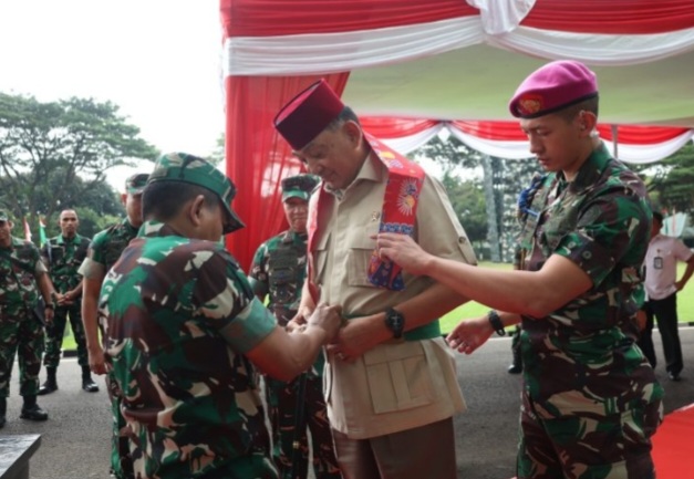 Menhan Sjafrie Kunjungi Rindam Jaya, Tekankan Pentingnya Pembangunan Kekuatan TNI