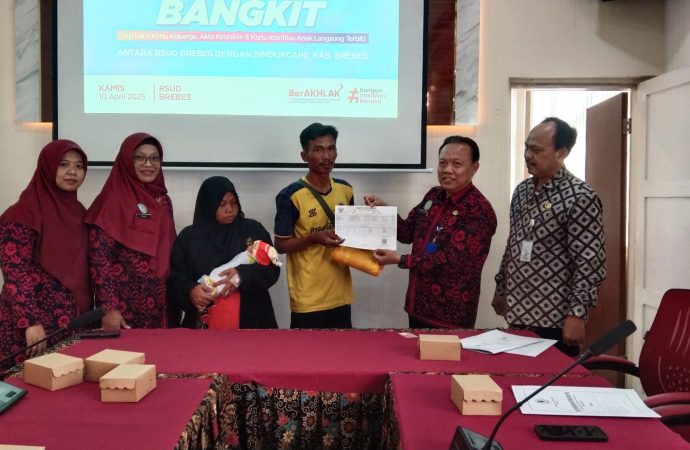 Kolaborasi Disdukcapil dan RSUD Brebes, setiap Bayi Lahir Dapat KK, AK, KIA
