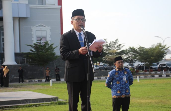 Sekda Brebes, Pimpin Upacara Hari Otonomi Daerah Ke-XXIX