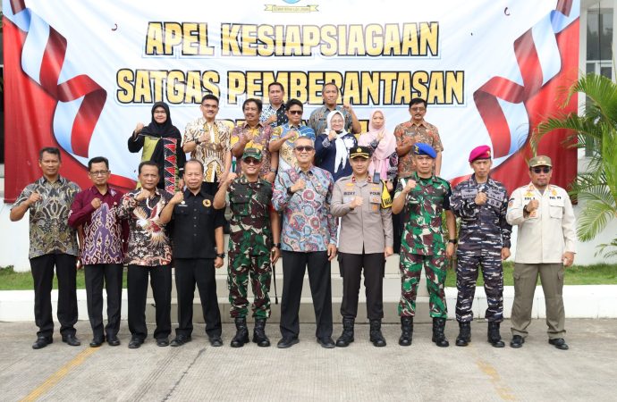 Sekda Apel Kesiapsiagaan Satgas Pemberantasan Premanisme