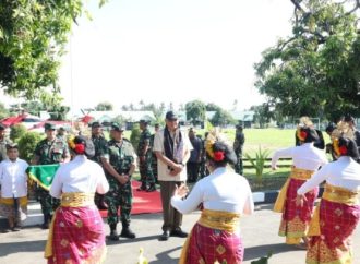Tinjau Rindam IX/Udayana, Menhan : Rindam adalah Tulang Punggung Kekuatan Pertahanan
