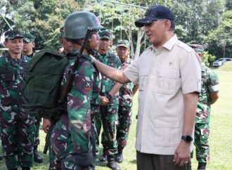 Menhan Tinjau Proses Pendidikan di Secata Rindam II/Sriwijaya, Lahat