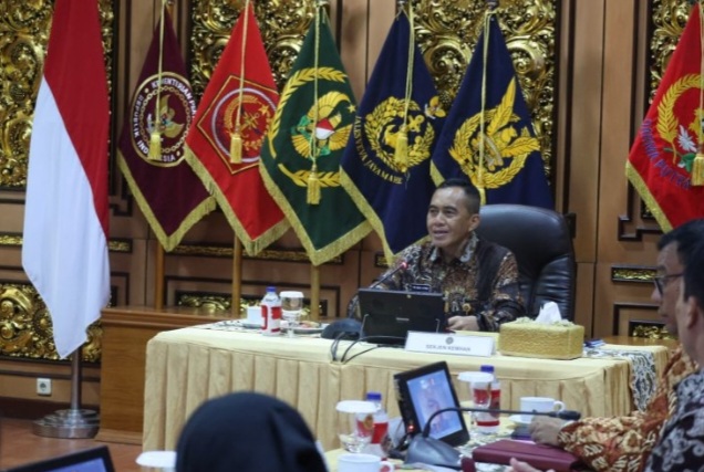 Sekjen Pimpin Rapat Kerja Bahas Perkembangan RUU Pengelolaan Ruang Udara