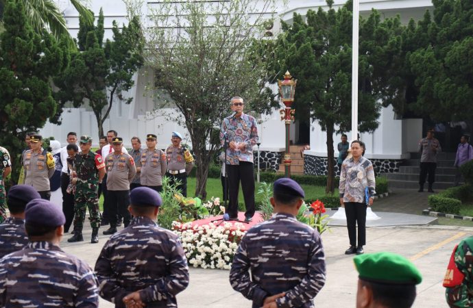 Apel Kesiapsiagaan Satgas Pemberantasan Premanisme, Sekda Ajak Masyarakat Bersama Jaga Keamanan