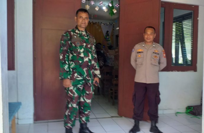 TNI POLRI Amankan Dua Gereja Cipatujah Dalam Ibadat Kenaikan Isa Al Masih