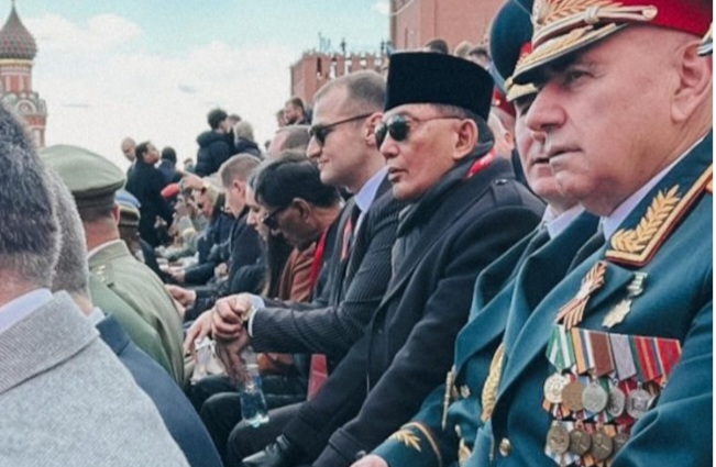 Menhan Sjafrie Hadiri Russia Victory Day Parade 2025 yang ke-80 di Moskow, Rusia
