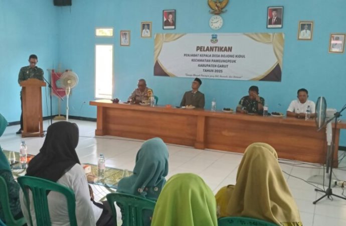 Iwan Herdiana S.Sos Resmi Dilantik Jadi Pj Kepala Desa Bojong Kisul Kec. Pameungpeuk