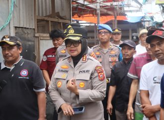 Polresta Cirebon Laksanakan Pengecekan Relokasi Sementara Pasar Jungjang di Lahan Polri