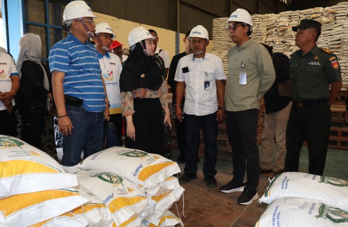 Antisipasi Beras Oplosan, Bupati Sidak Ke Gudang Bulog