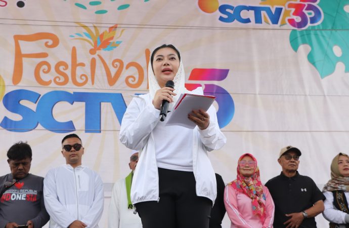 Senam Bareng Bupati, Awali Festival SCTV di Bumiayu