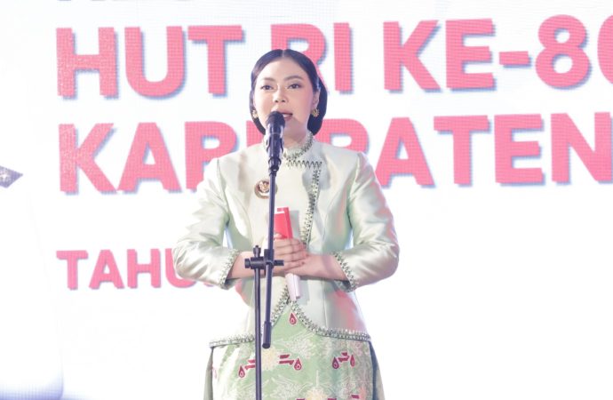 Bupati Paramitha Tegaskan Persatuan di Resepsi Kenegaraan HUT ke-80 RI Brebes
