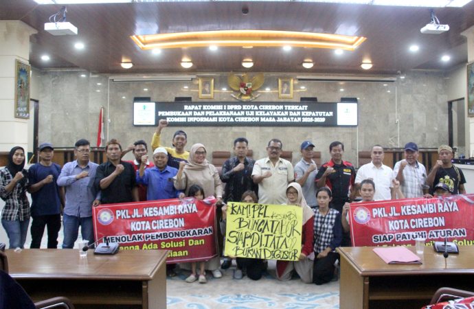 Komisi III DPRD Terima Aspirasi PKL Terkait Rencana Penertiban di Jalan Kesambi