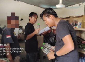 Cipkon Operasi Lilin Lodaya, Polresta Cirebon Sita 211 Botol Miras