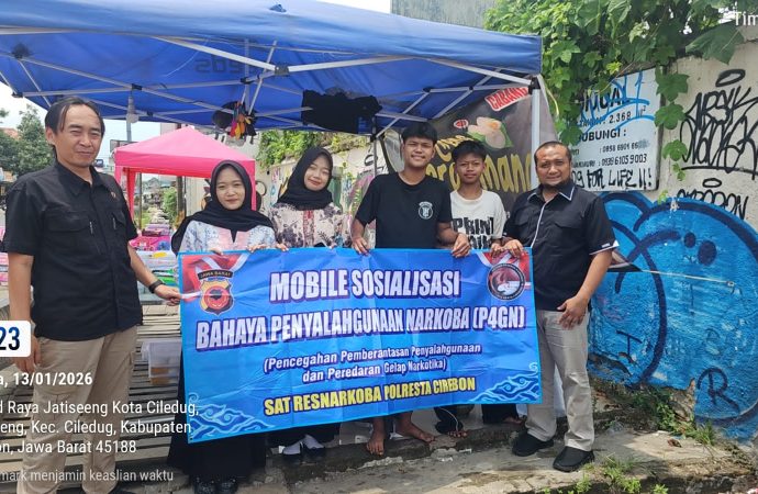 Terkait Bahaya Penyalahgunaan , Satres Narkoba Gelar Mobile Sosialisasi