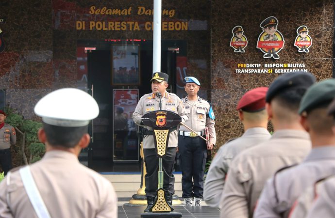 Upacara Hari Kesadaran Nasional, Kapolresta Cirebon Tekankan Profesionalisme Personel