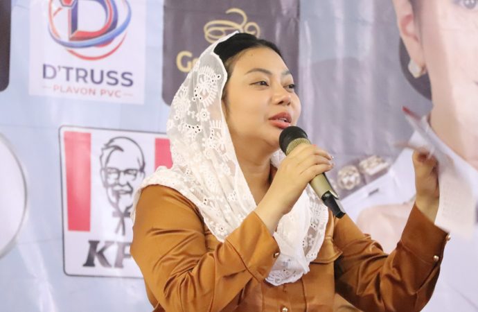Bupati Paramitha Buka Kejuaraan Karate di GOR Indoor Sasana Adhi Karsa
