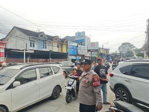 Polsek Selatan Timur Patroli Jelang Buka Puasa, Pastikan Keramaian Ngabuburit Kondusif
