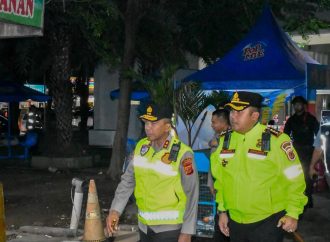 Rest Area 229B Jadi  Lokasi Tinjauan Kapolda Jabar Guna Pastikan Arus Balik Mudik Aman