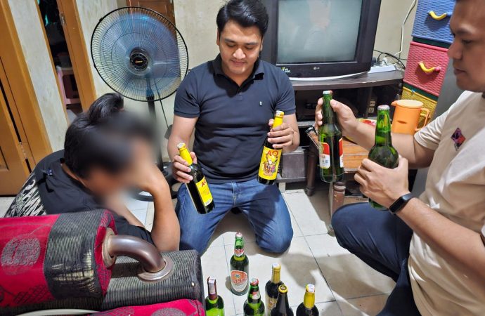 365 Botol Miras Berhasil Disita Polresta Cirebon Dalam Razia Pekat