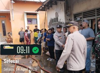 Kebakaran Rumah di Desa Galagamba Teratasi Respon Cepat Polresta Cirebon