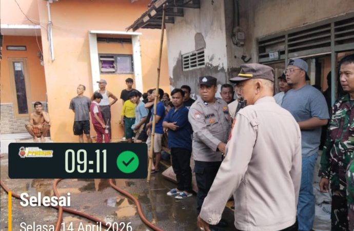 Kebakaran Rumah di Desa Galagamba Teratasi Respon Cepat Polresta Cirebon