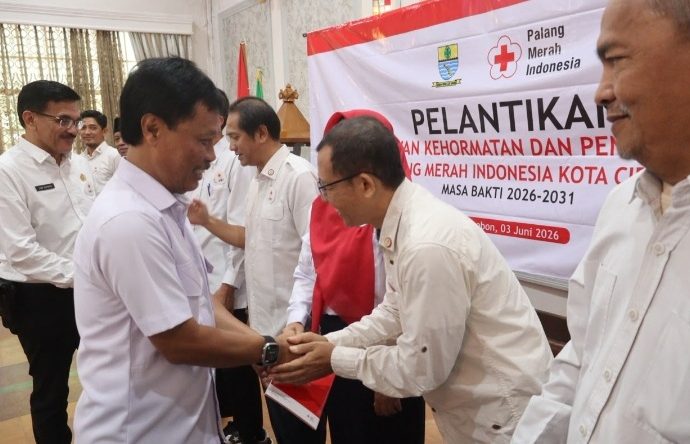 Pengurus PMI Cirebon Dilantik, Walikota Tekankan Kesiap-siagaan Bencana