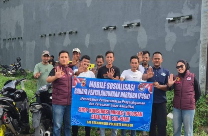 Satresnarkoba Polresta Cirebon Turun Lapangan Edukasi Bahaya Narkoba