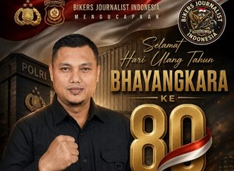 Leader Bikers Journalist Indonesia, Arif Yolando: HUT Bhayangkara ke-80 Polri Melindungi Masyarakat