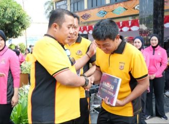 Polresta Cirebon Meriahkan HUT Bhayangkara dengan Olah Raga dan Hadiah Umroh