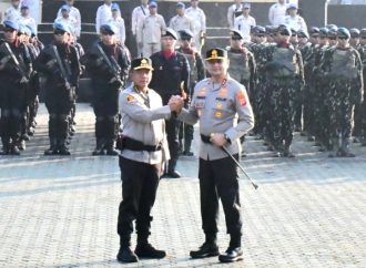 Kapolresta Cirebon Hadiri Penyambutan Kedatangan Kapolda Jabar