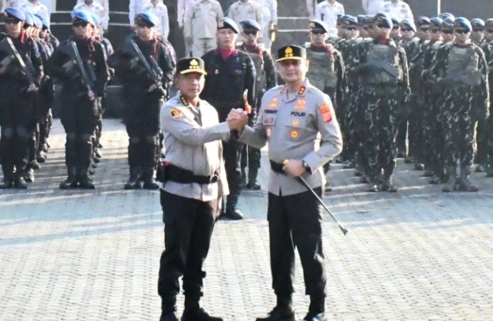 Kapolresta Cirebon Hadiri Penyambutan Kedatangan Kapolda Jabar