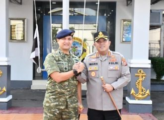 Kapolresta Cirebon Kunjungi Lanal & Denpom Perkuat Sinergi TNI–Polri