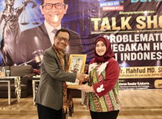 Wawali Dukung Hukum Berintegritas di Talkshow Bareng Mahfud MD