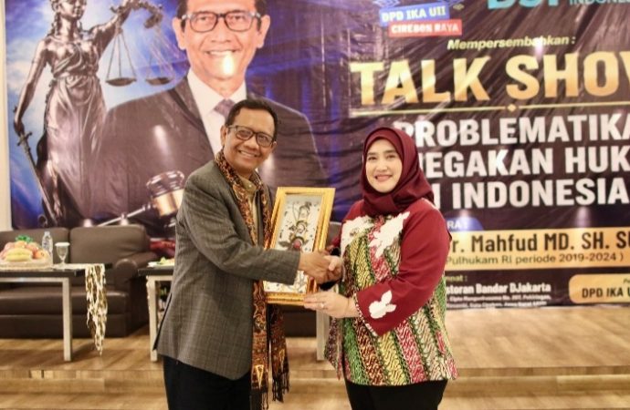 Wawali Dukung Hukum Berintegritas di Talkshow Bareng Mahfud MD