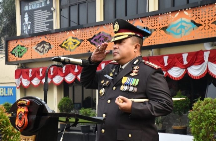 HUT ke-81 RI, Polresta Cirebon Teguhkan Komitmen  Pengabdian untuk Negri