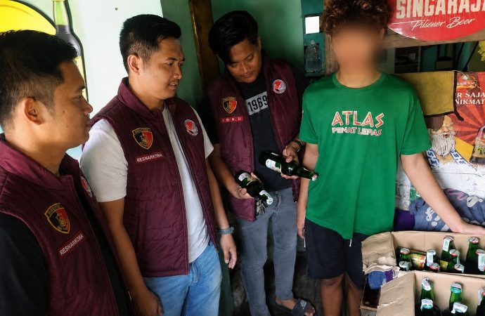 Polresta Cirebon Sita 647 Botol Ilegal