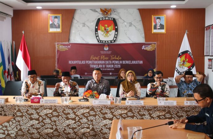 KPU Kabupaten Cirebon Tetapkan 1.841.281 Pemilih pada PDPB Triwulan III 2026