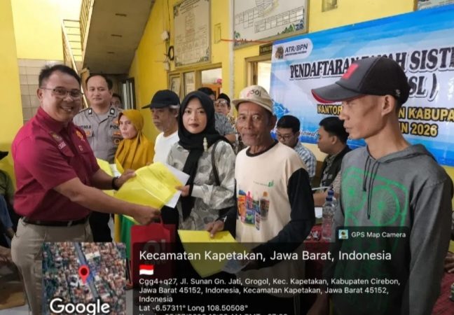 200 Warga Desa Grogol Terima Sertifikat PTSL Gratis dari BPN