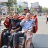 Becak Listrik Presiden Diserahkan ke 200 Pengemudi di Kota Cirebon