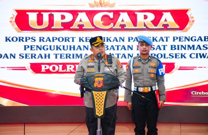 Kapolresta Cirebon Tekankan Amanah Jabatan, Minta Pejabat Baru Perkuat Pelayanan Masyarakat