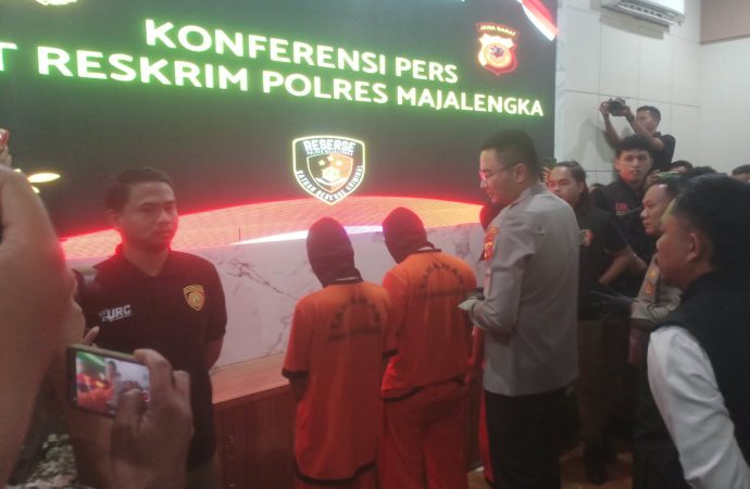 Polres Majalengka Amankan 4 Pelaku Pengeroyokan Di Sumberjaya, 3 Pelaku Masih DPO